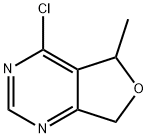 4-氯-5-甲基-5,7-二氢呋喃[3,4-D]嘧啶 结构式