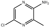 5-氯-2-氨基-3-甲基吡嗪 结构式