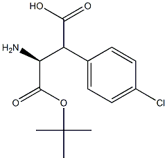 BOC-(S)-3-AMINO-2-(4-CHLOROPHENYL)PROPANOIC ACID 结构式