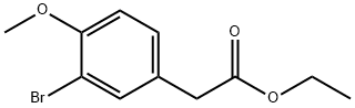 3-溴-4-甲氧基苯乙酸乙酯 结构式