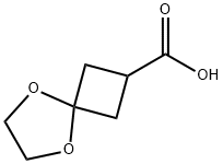 5,8-二氧杂螺[3.4]辛烷-2-羧酸 结构式
