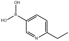 6-乙基吡啶-3-硼酸 结构式