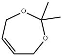 2,2-二甲基-1,3-二氧杂环庚-5-烯 结构式