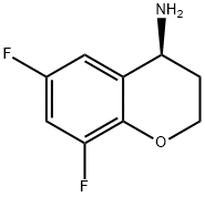 (4S)-6,8-二氟-苯并二氢吡喃-4-胺 结构式