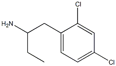 1-(2,4-二氯苯基)-2-丁胺 结构式