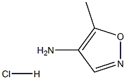 5-甲基异恶唑-4-胺盐酸盐 结构式