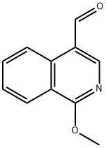 1-甲氧基-4-异喹啉甲醛 结构式