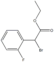 ethyl 2-broMo-2-(2-fluorophenyl)acetate 结构式