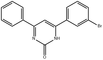 4-(3-溴苯基)-6-苯基-2-羟基嘧啶 结构式