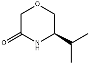(5R)-5-异丙基-3-吗啉酮 结构式