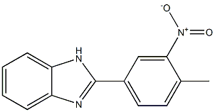 2-(4-Methyl-3-nitrophenyl)-1H-benzo[d]iMidazole 结构式