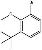 1-溴-3-(叔丁基)-2-甲氧基苯 结构式