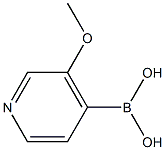 3-甲氧基吡啶-4-硼酸 结构式