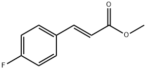 3-(4'-氟苯基)-丙烯酸甲酯 结构式