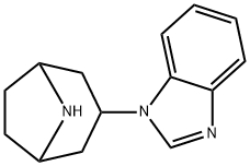 1-(8-偶氮二环[3.2.1]辛基)-1H-苯并咪唑 结构式