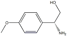 (R)-2-氨基-2-(4-甲氧基苯基)乙-1-醇 结构式