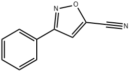 3-苯基异噁唑-5-腈 结构式