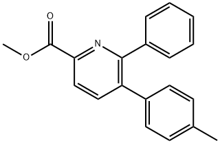 6-苯基-5-(对-甲苯基)吡啶甲酸甲酯 结构式