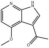 3-Acetyl-4-Methoxy-7-azaindole 结构式