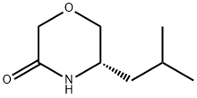 (5S)-5-异丁基-3-吗啉酮 结构式