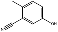 2-甲基-5-羟基苯甲腈 结构式