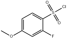 2-氟-4-甲氧基苯磺酰氯 结构式