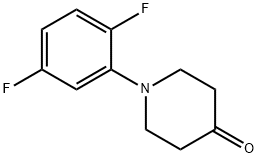 1-(2,5-difluorophenyl)piperidin-4-one 结构式