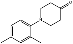 1-(2,4-dimethylphenyl)piperidin-4-one 结构式