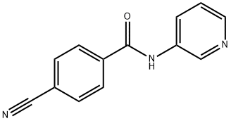 4-cyano-N-pyridin-3-ylbenzamide 结构式