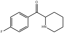 (4-FLUOROPHENYL)-2-PIPERIDINYL-METHANONE HYDROCHLORIDE 结构式