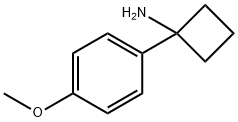 1-(4-甲氧苯基)环丁胺盐酸盐 结构式