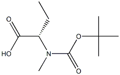N-BOC-(S)-2-甲氨基丁酸 结构式