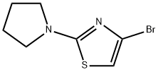 4-BroMo-2-(pyrrolidin-1-yl)-1,3-thiazole 结构式