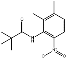 N-(2,3-DIMETHYL-6-NITROPHENYL)-2,2-DIMETHYLPROPIONAMIDE 结构式