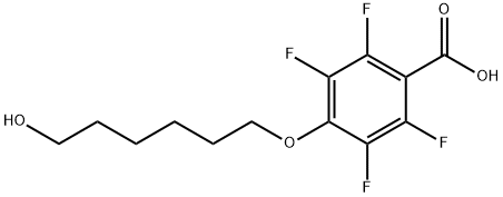 2,3,5,6-四氟-4-(6-羟基正己醚)苯甲酸 结构式