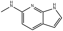N-甲基-1H-吡咯并[2,3-B]吡啶-6-胺 结构式