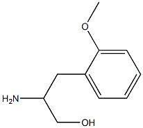 DL-2-甲氧基苯丙氨醇 结构式