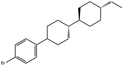 (反,反)-1-溴-4-(4'-乙基双环己基)苯 结构式