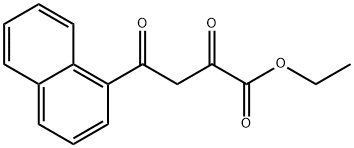 2,4-二氧代-4-(1-萘基)丁酸乙酯 结构式