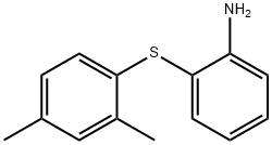 2-((2,4-二甲基苯基)硫代)苯胺 结构式