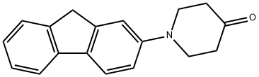 1-(9H-fluoren-2-yl)piperidin-4-one 结构式