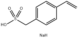 (4-乙烯基苯基)甲磺酸钠 结构式