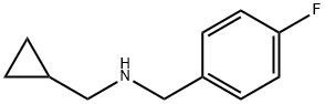 N-环丙甲基-4-氟苄胺 结构式