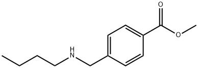 methyl 4-[(butylamino)methyl]benzoate 结构式