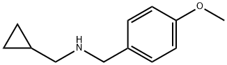 N-环丙甲基-4-甲氧基苄胺 结构式