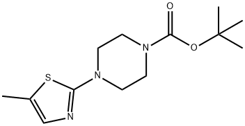 1-Boc-4-(5-Methylthiazol-2-yl)piperazine 结构式