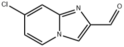 7-氯咪唑并[1,2-A]吡啶-2-甲醛 结构式