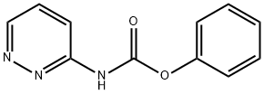 哒嗪-3-氨基甲酸苯酯 结构式