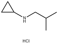 N-异丁基环丙胺盐酸盐 结构式