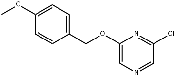 2-chloro-6-(4-Methoxybenzyloxy)pyrazine 结构式